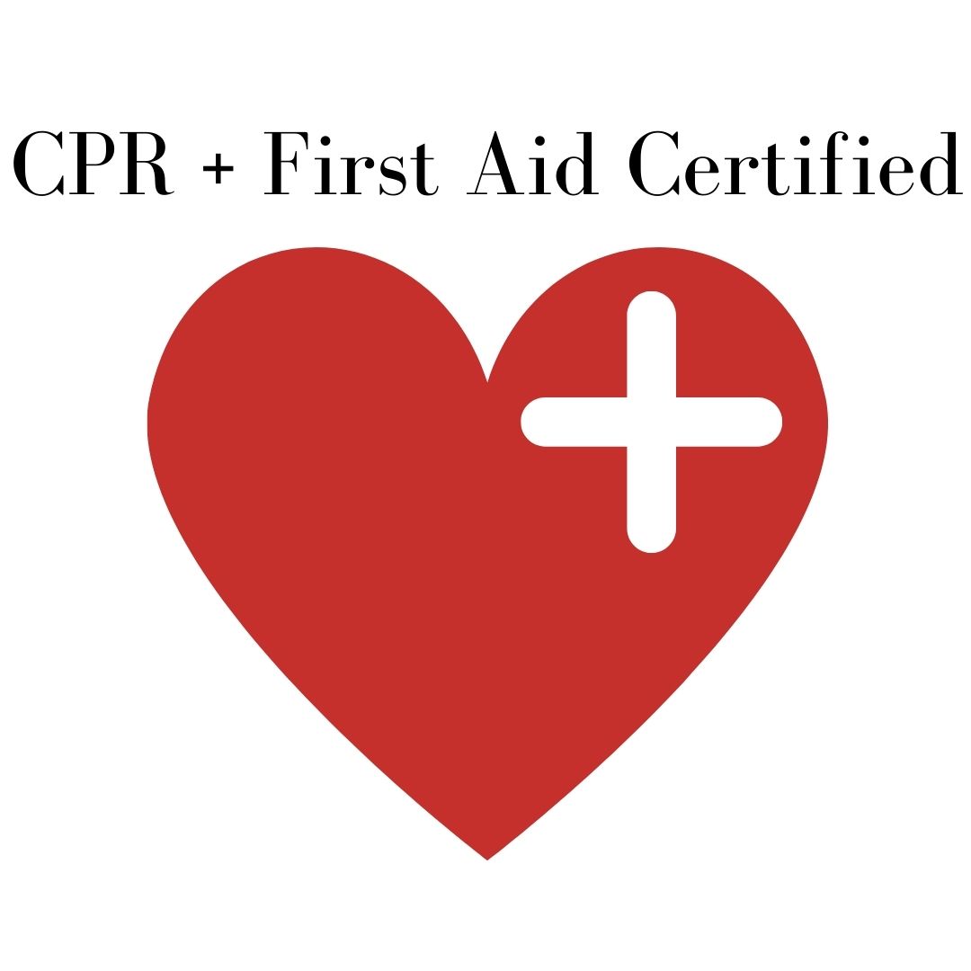 CPR + First Aid Certified